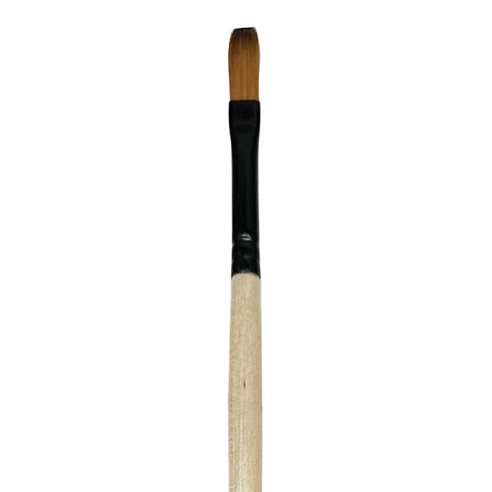 Dynasty Black Gold Synthetic Flat Brushes