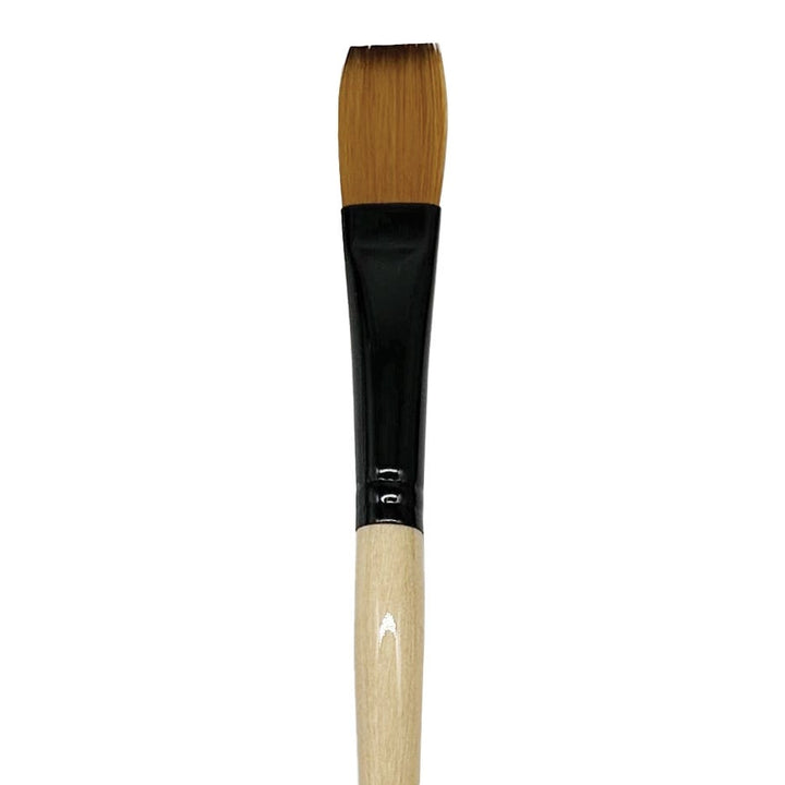 Dynasty Black Gold Synthetic Flat Brushes