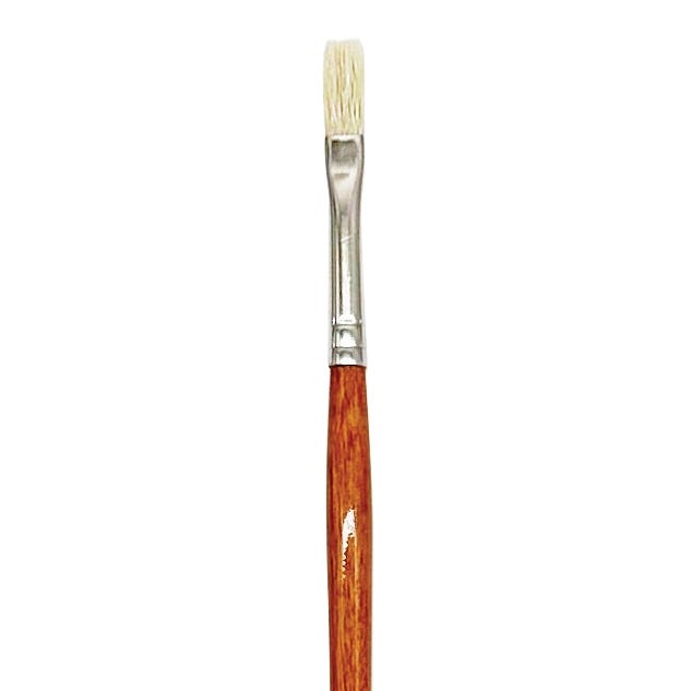 Dynasty Blanca Synthetic Hog Flat Brushes