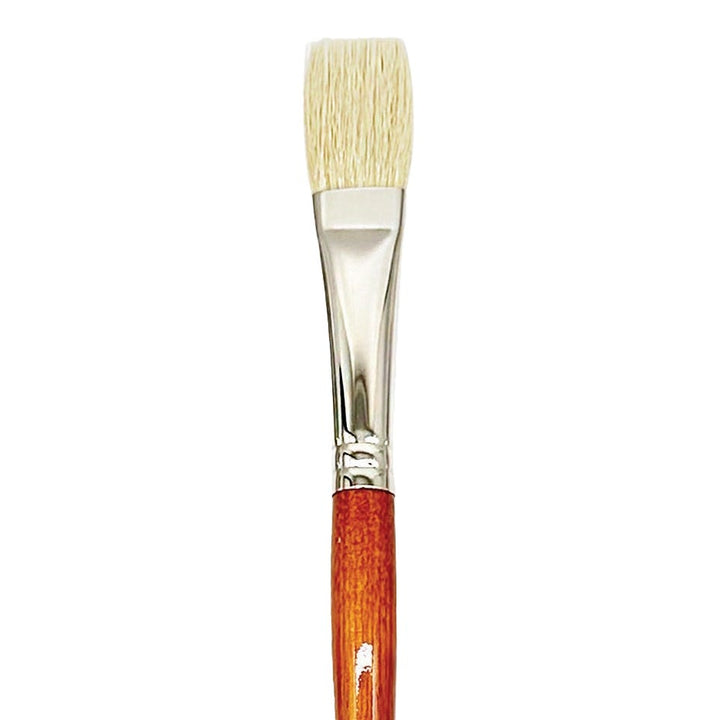 Dynasty Blanca Synthetic Hog Flat Brushes