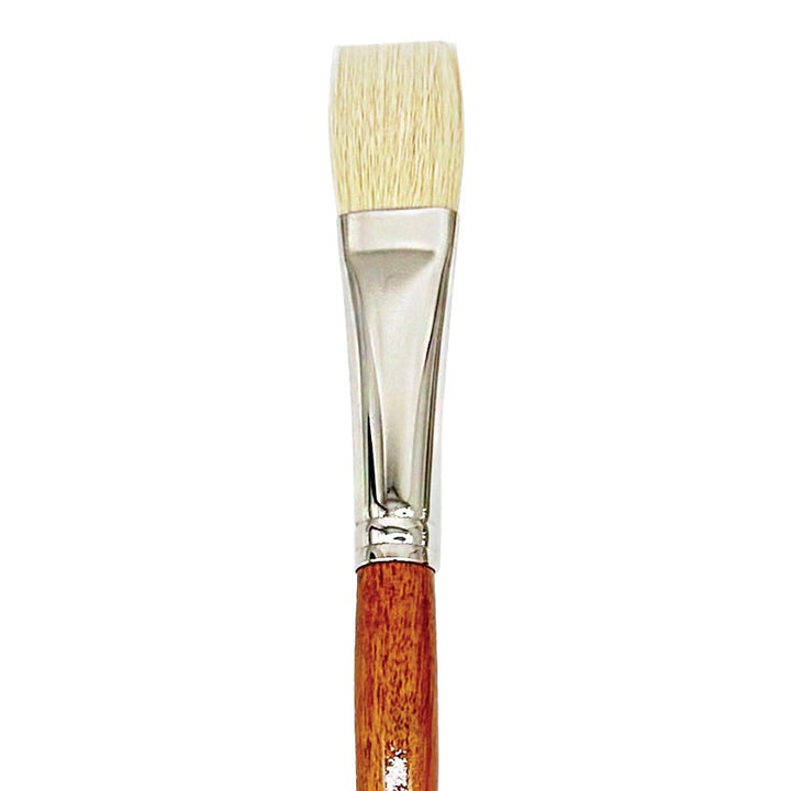 Dynasty Blanca Synthetic Hog Flat Brushes