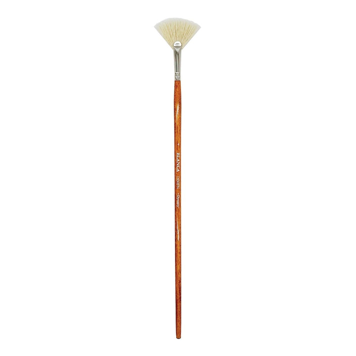 Dynasty Blanca Synthetic Hog Fan Brush