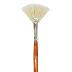 Dynasty Blanca Synthetic Hog Fan Brush