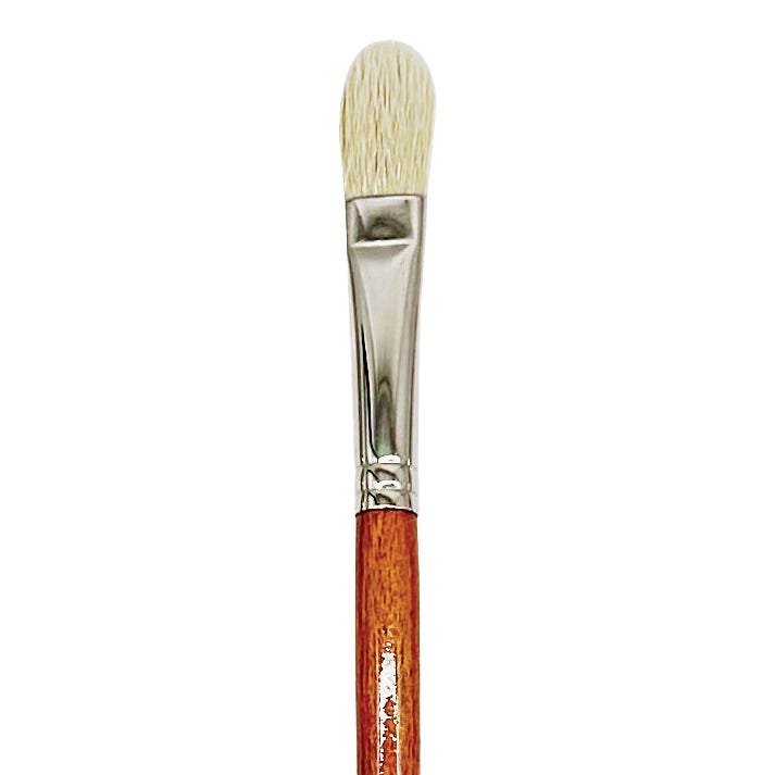 Dynasty Blanca Synthetic Hog Filbert Brushes