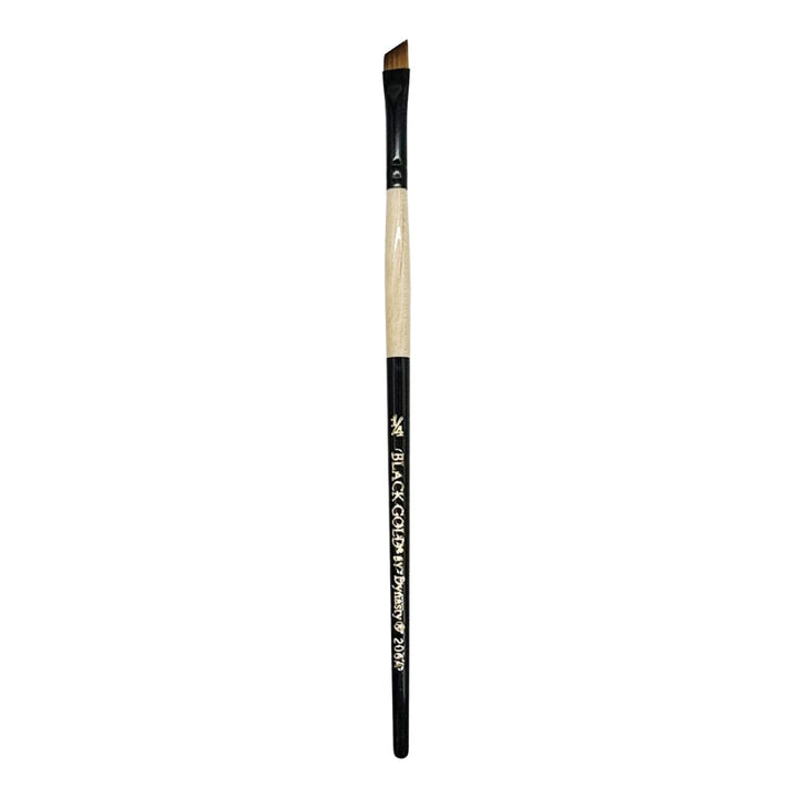 Dynasty Black Gold Synthetic Angle Brushes