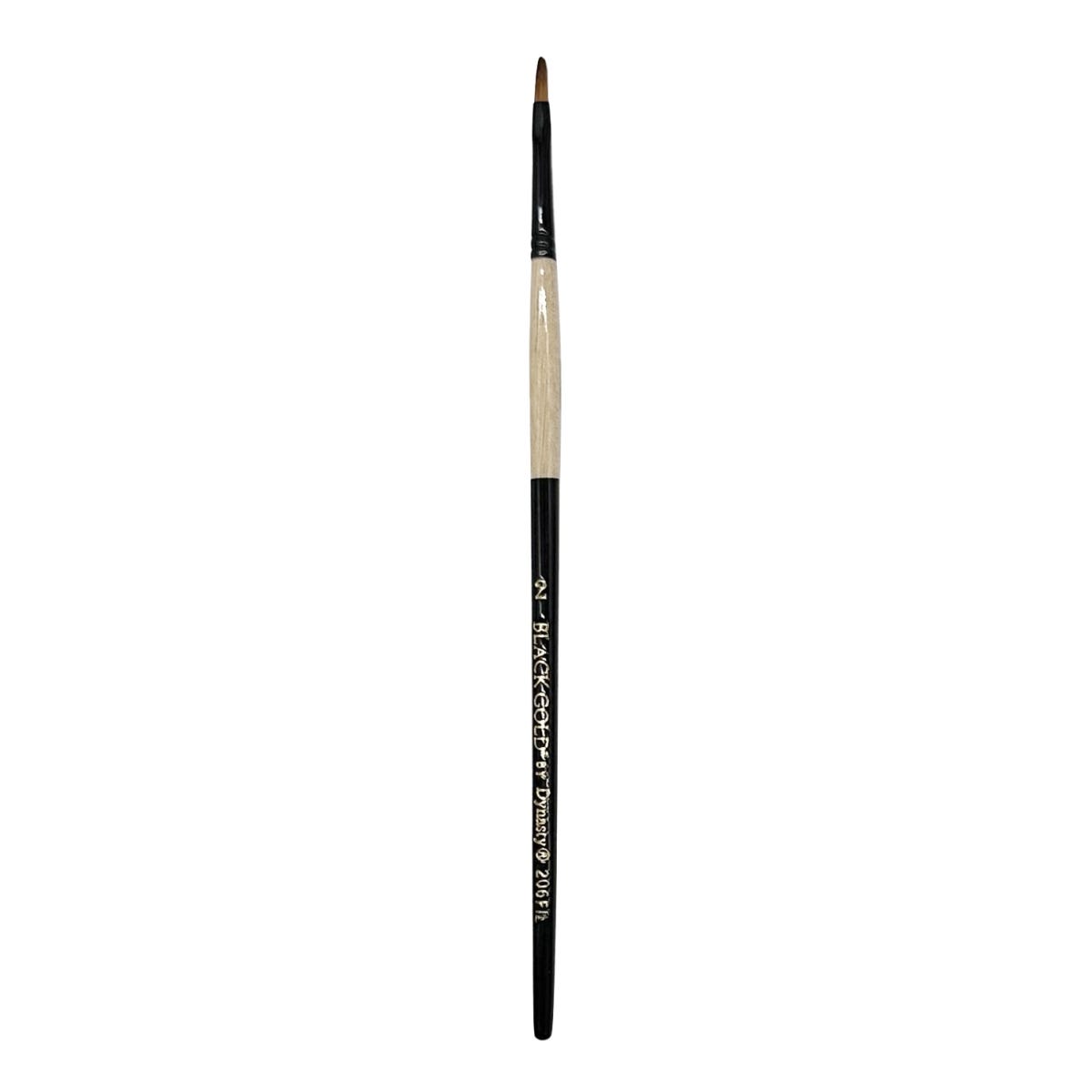 Dynasty Black Gold Synthetic Filbert Brushes