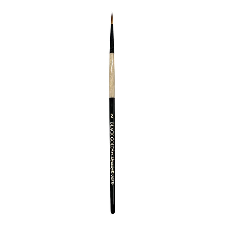 Dynasty Black Gold Synthetic Round Brushes