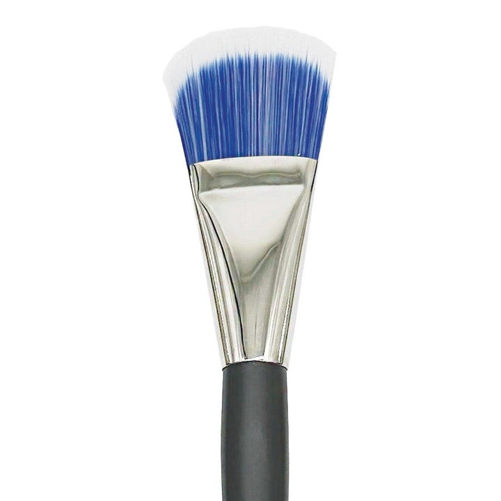 Dynasty Blue Ice Synthetic Filbert Brush