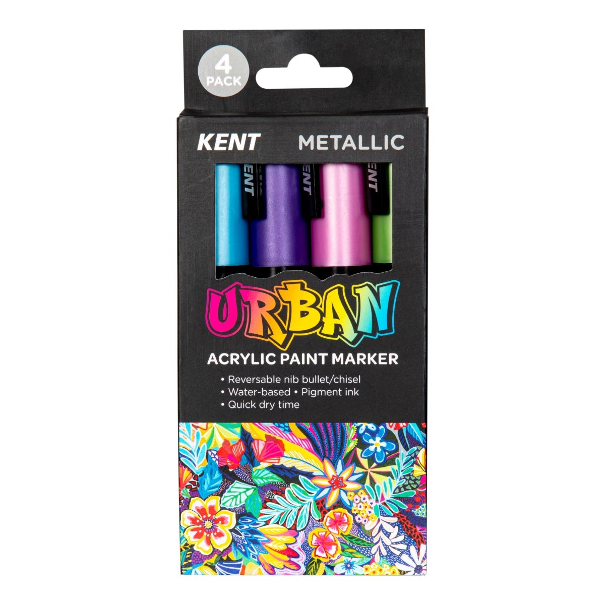 Kent Urban Paint Marker 6mm Nib Metallic Sets
