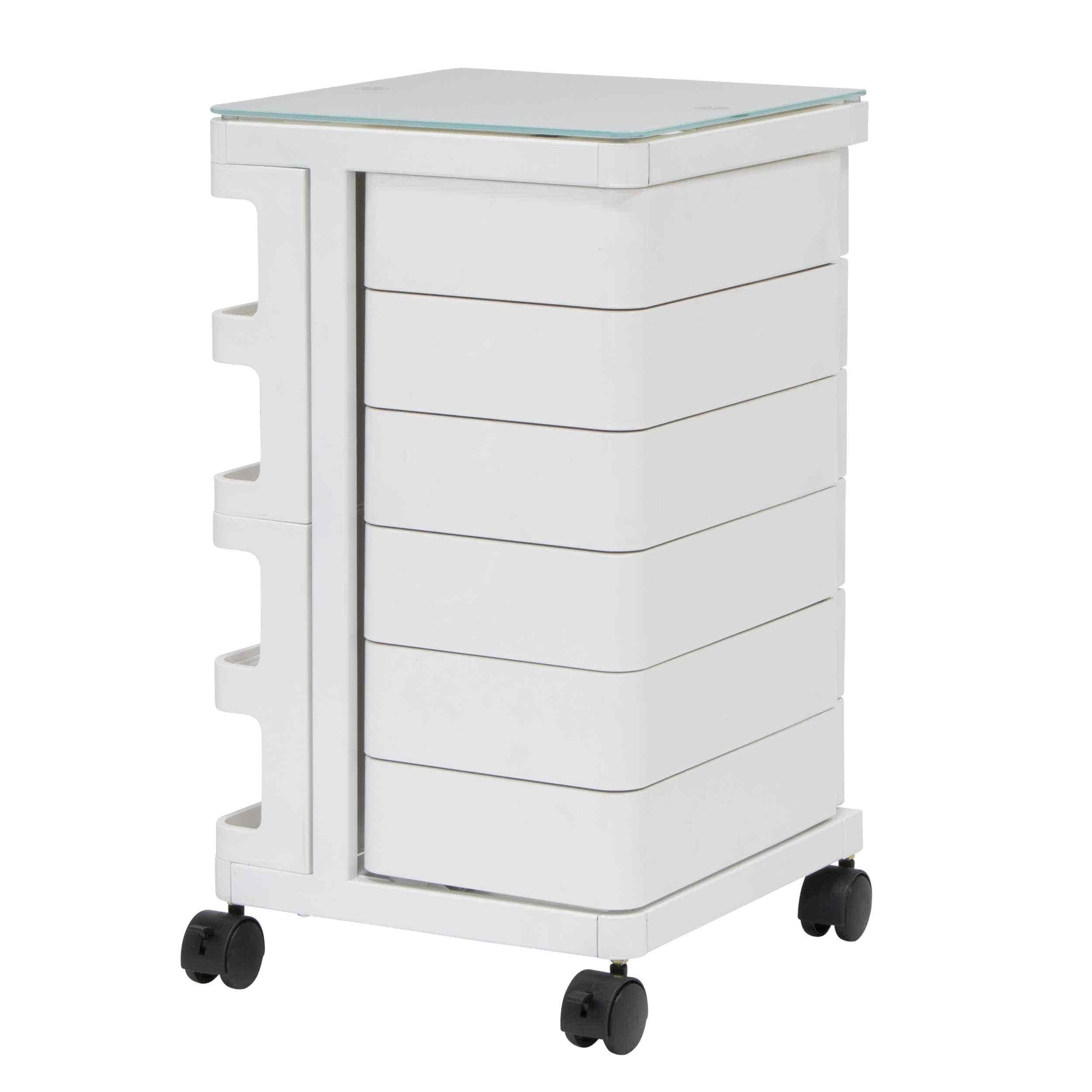 Artfusion Kubx Mobile Storage Cart White