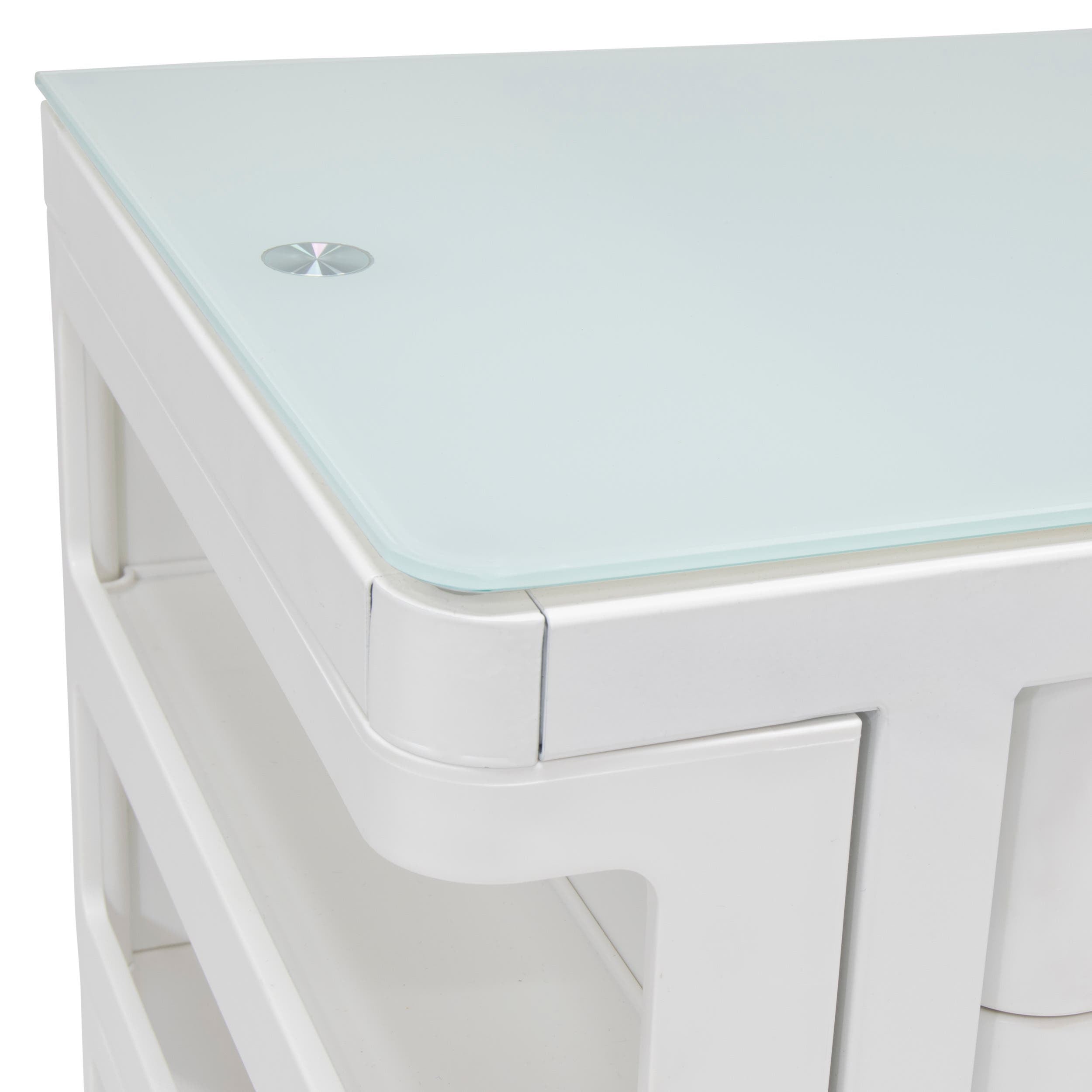 Artfusion Kubx Mobile Storage Cart White