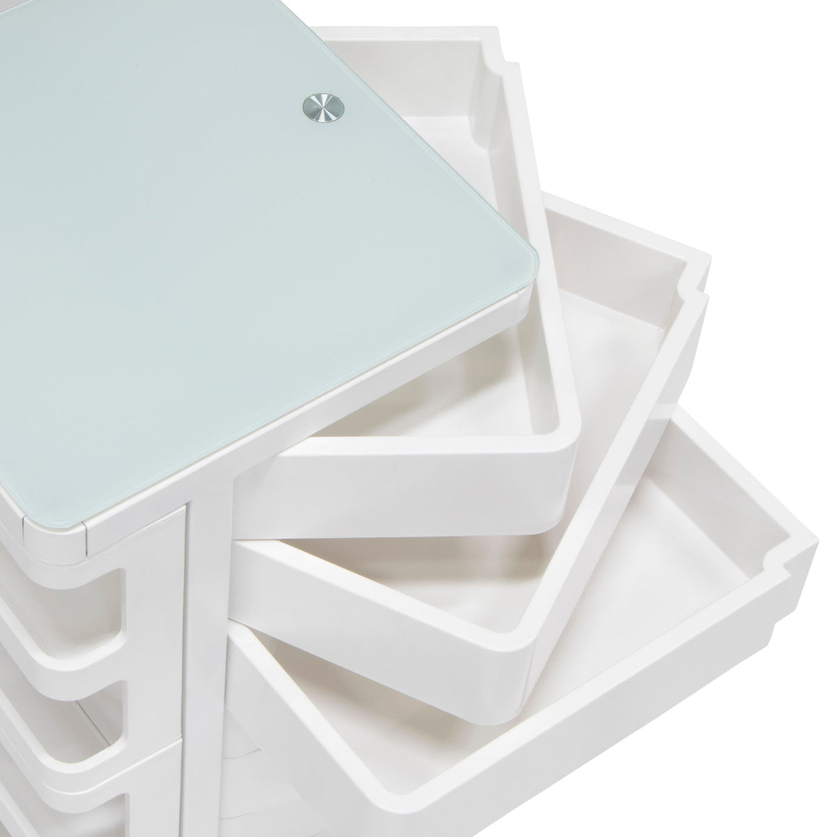 Artfusion Kubx Mobile Storage Cart White