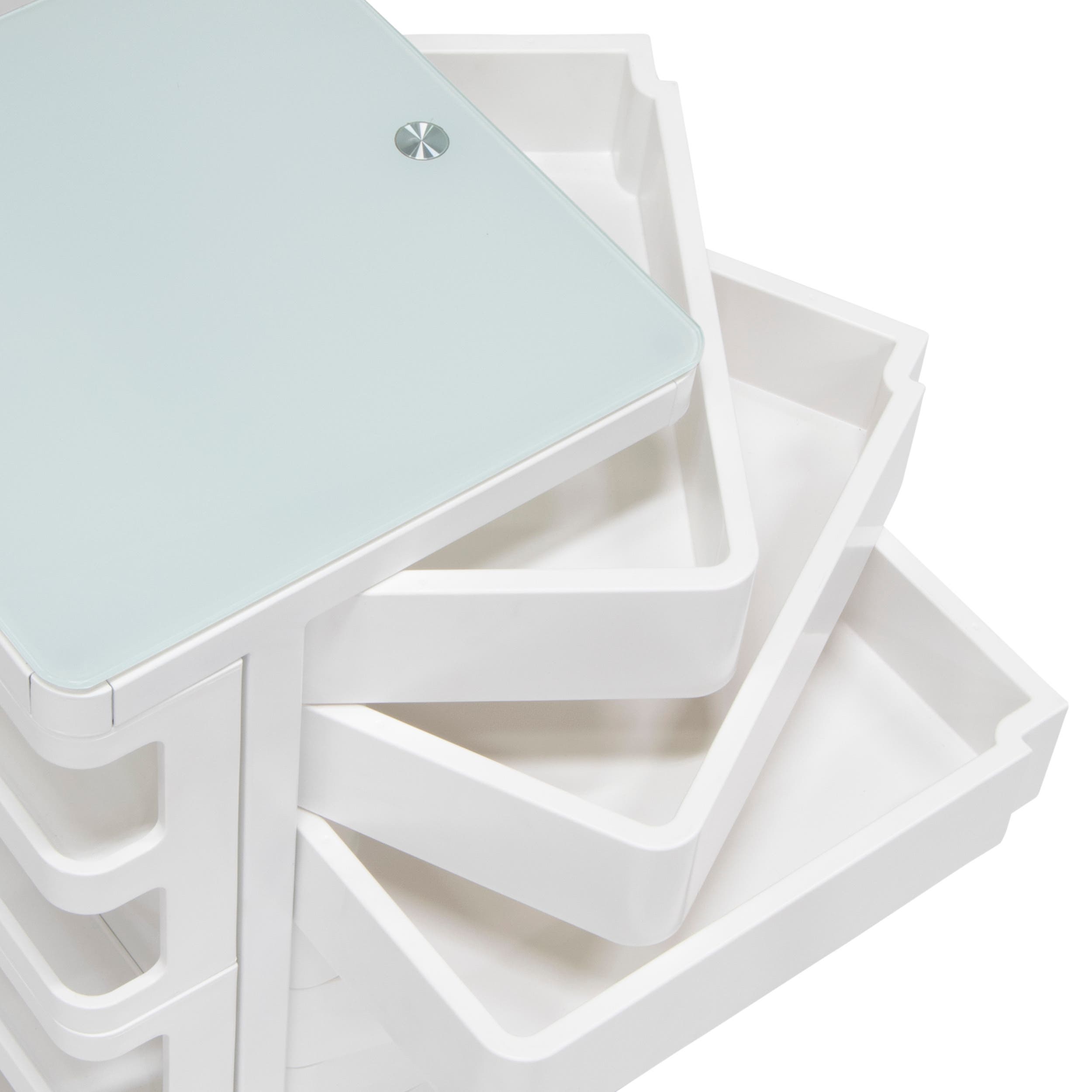 Artfusion Kubx Mobile Storage Cart White