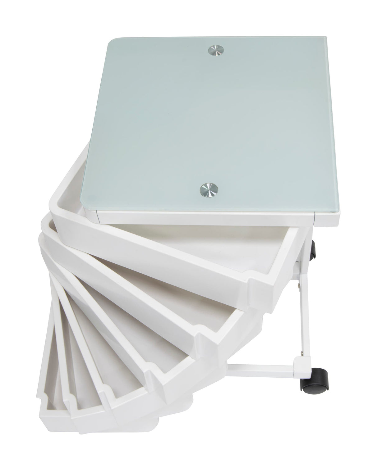Artfusion Kubx Mobile Storage Cart White