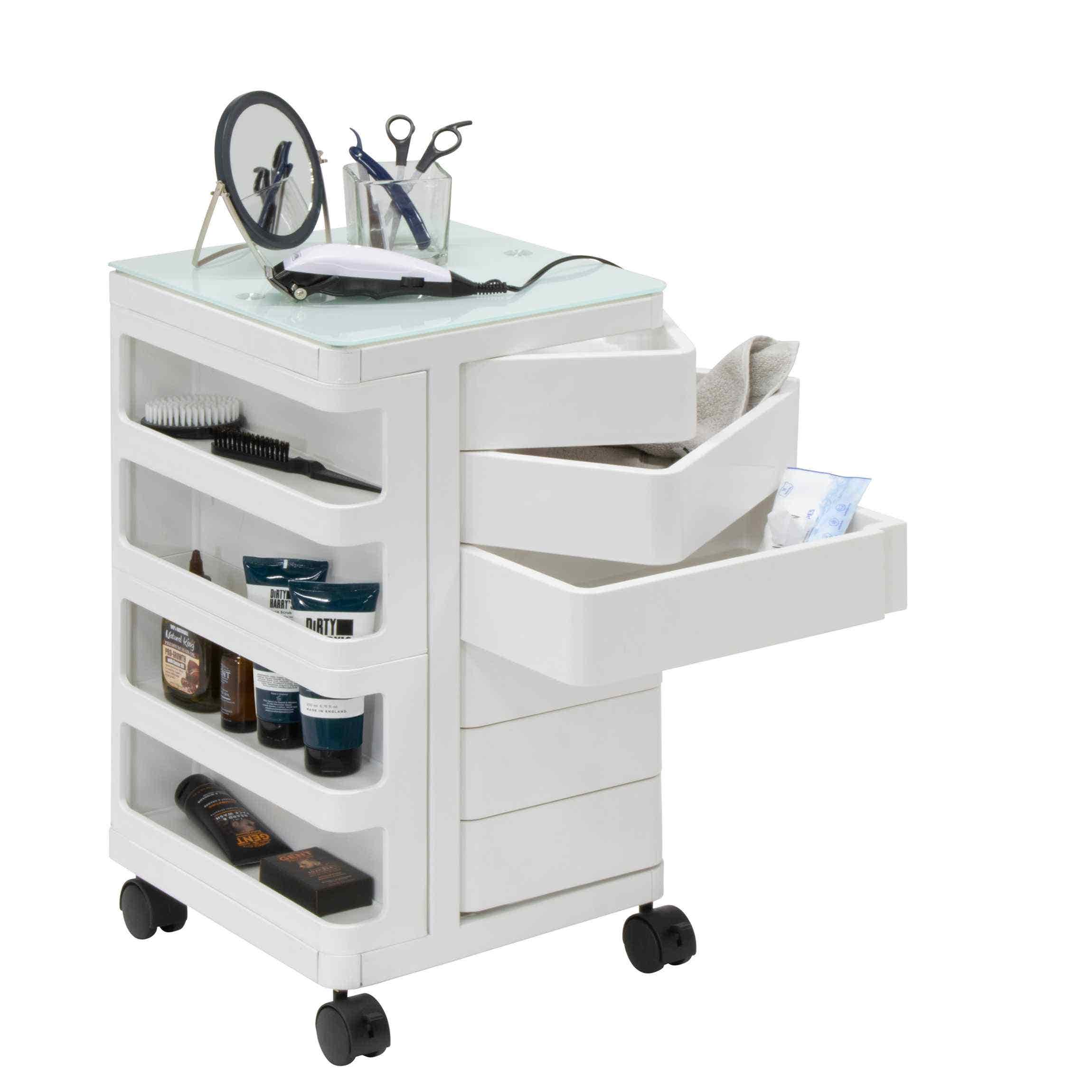 Artfusion Kubx Mobile Storage Cart White