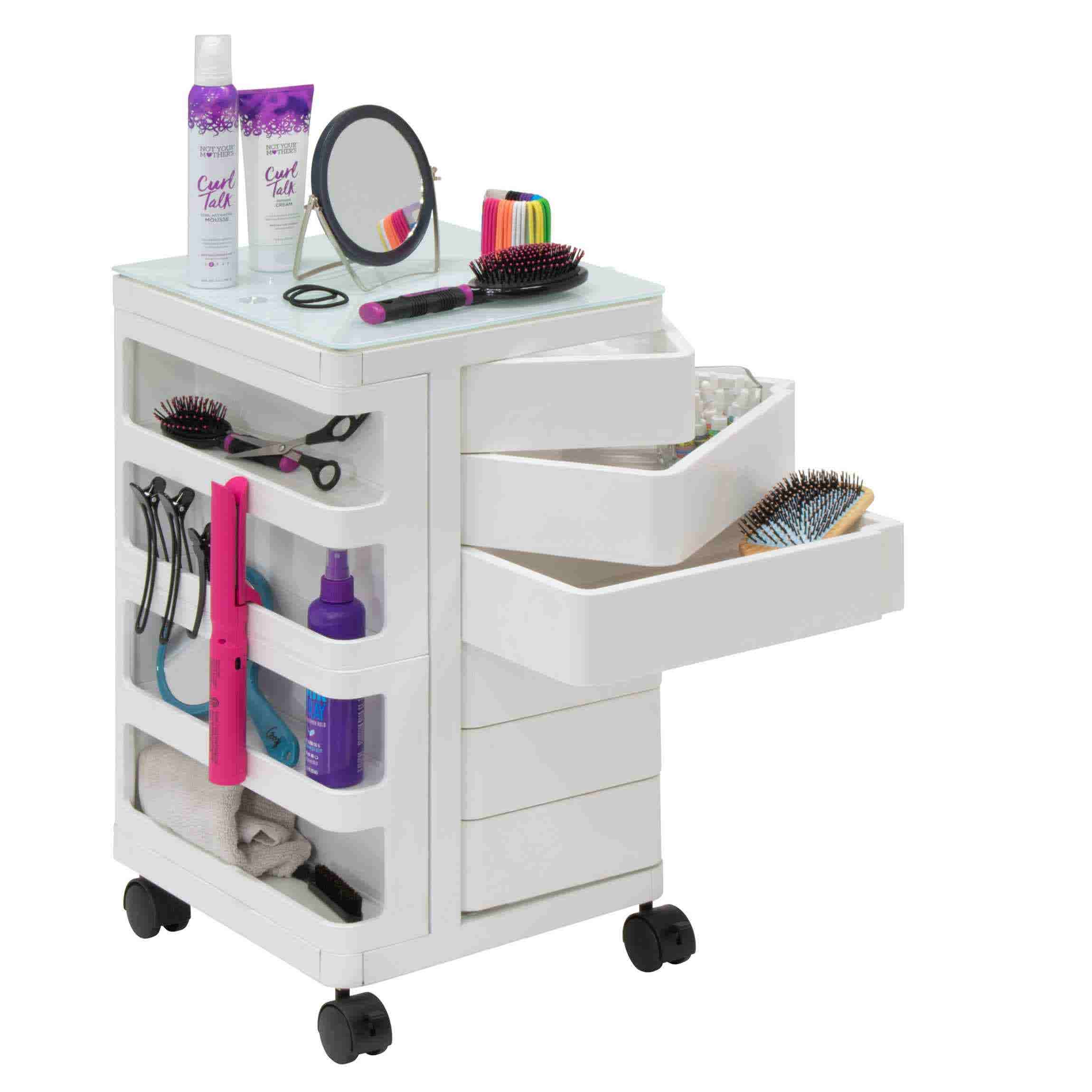 Artfusion Kubx Mobile Storage Cart White