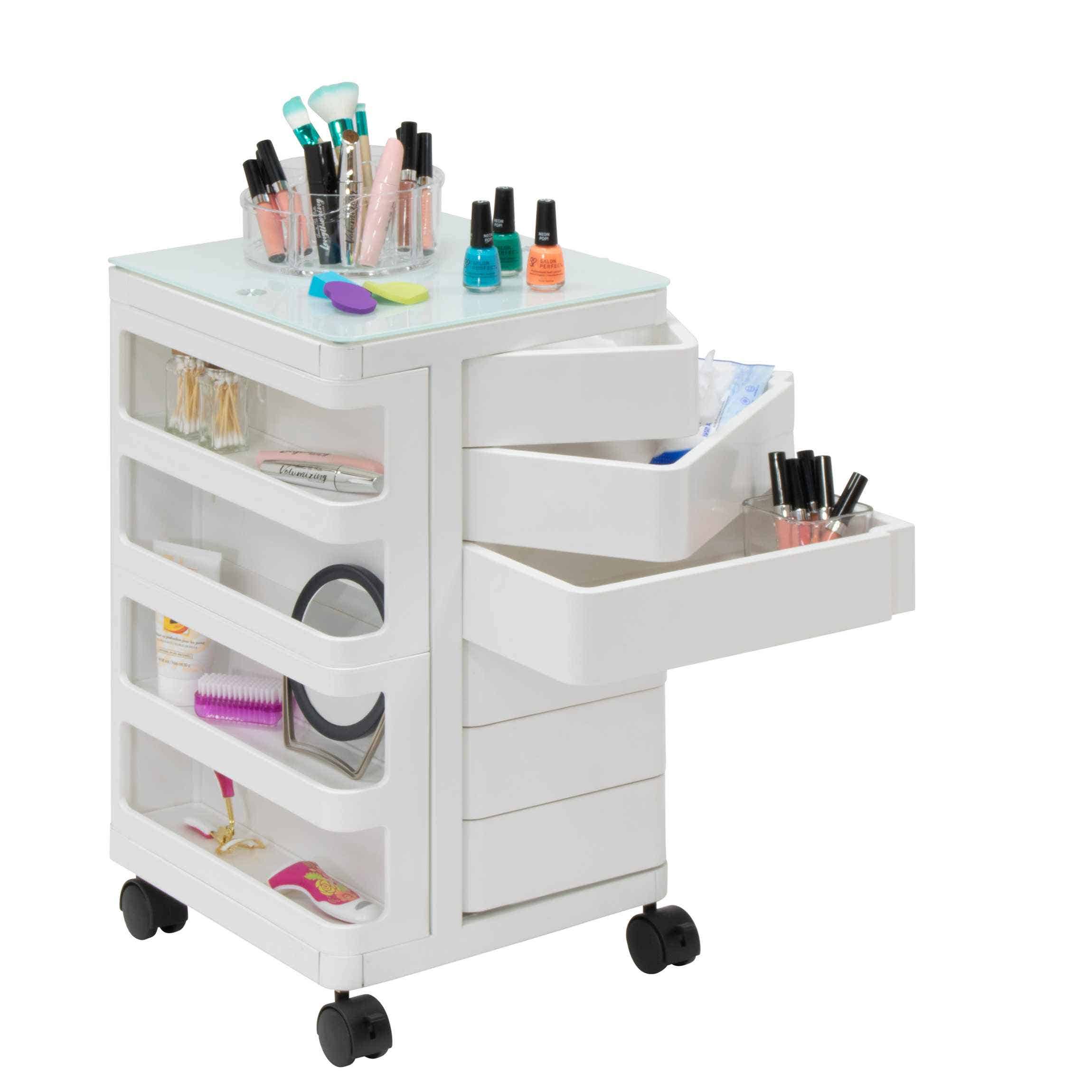 Artfusion Kubx Mobile Storage Cart White