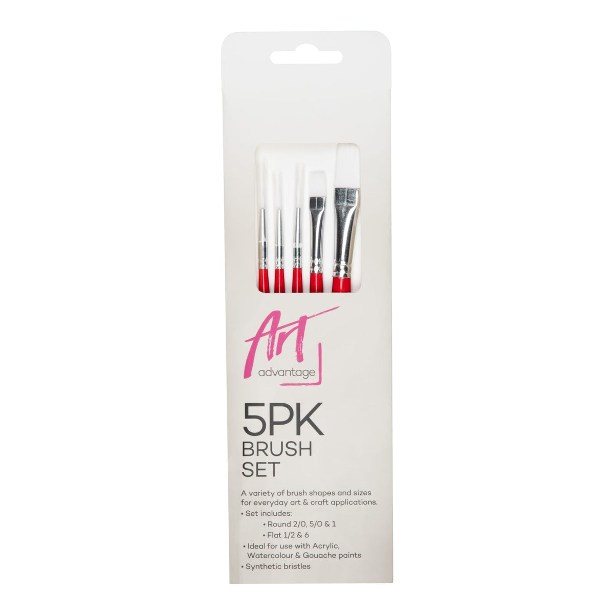 Art Advantage Synthetic Brush Sets
