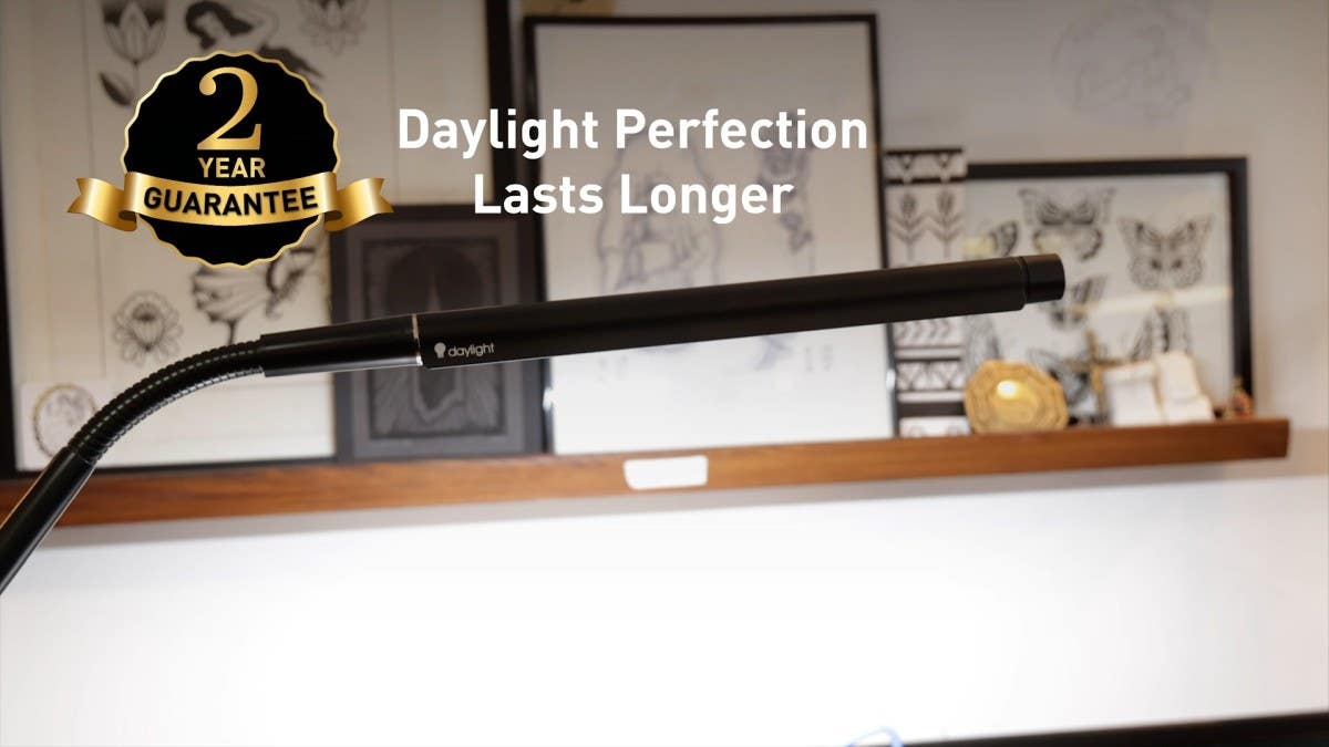Daylight Electra Table Lamp with Clamp