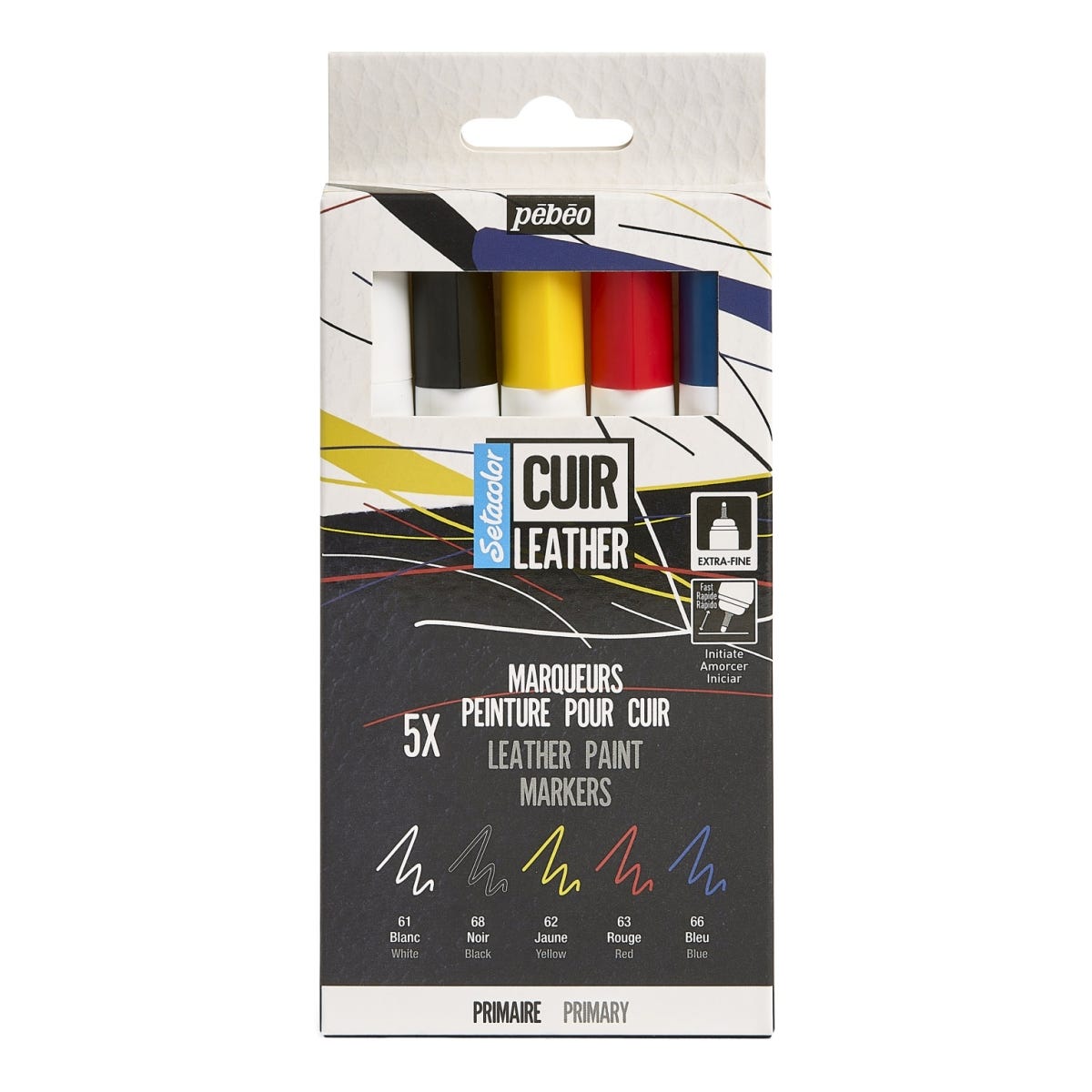 Pebeo Setacolor Leather Marker Sets