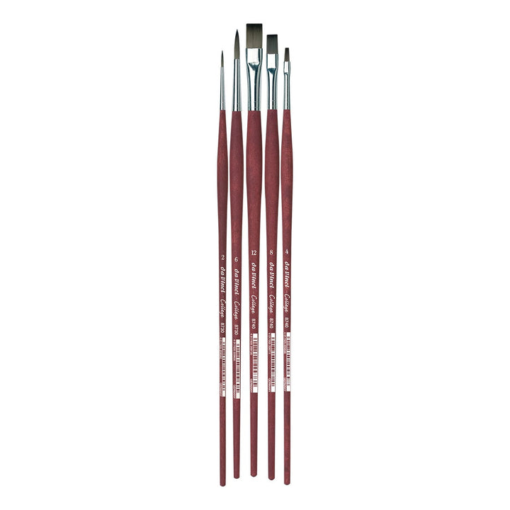 Da Vinci College 8730/8740 Synthetic Brush 5269 Set 5