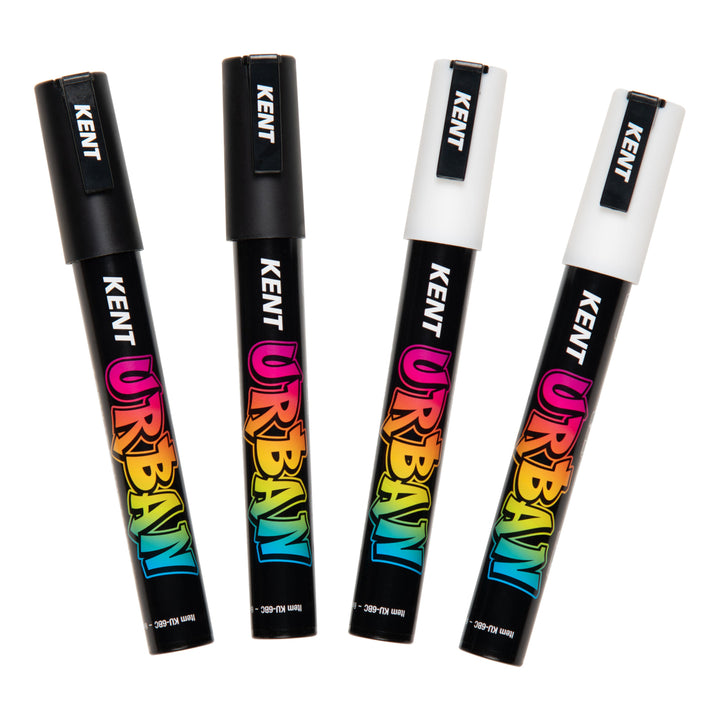 Kent Urban Paint Marker 3mm Nib Mono Set 4