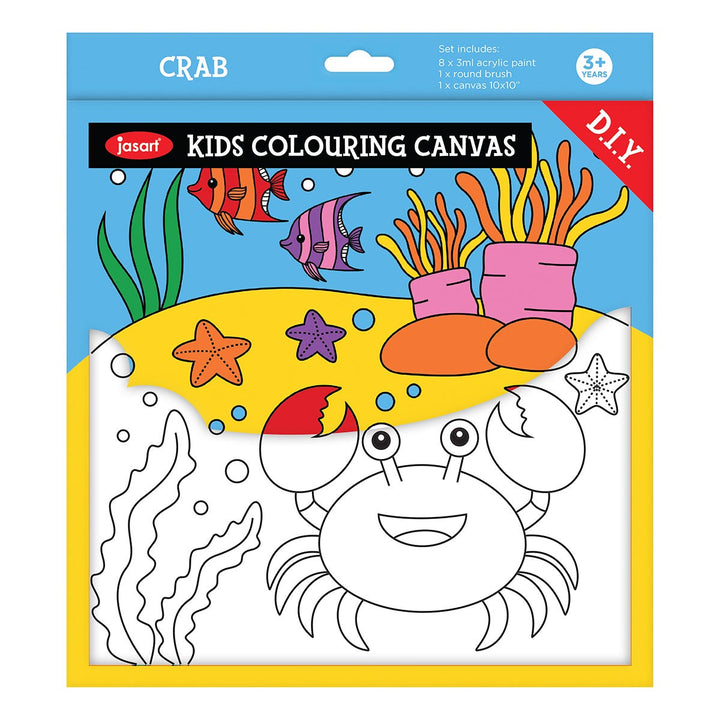 Jasart Kids Painting Canvas Set Crab
