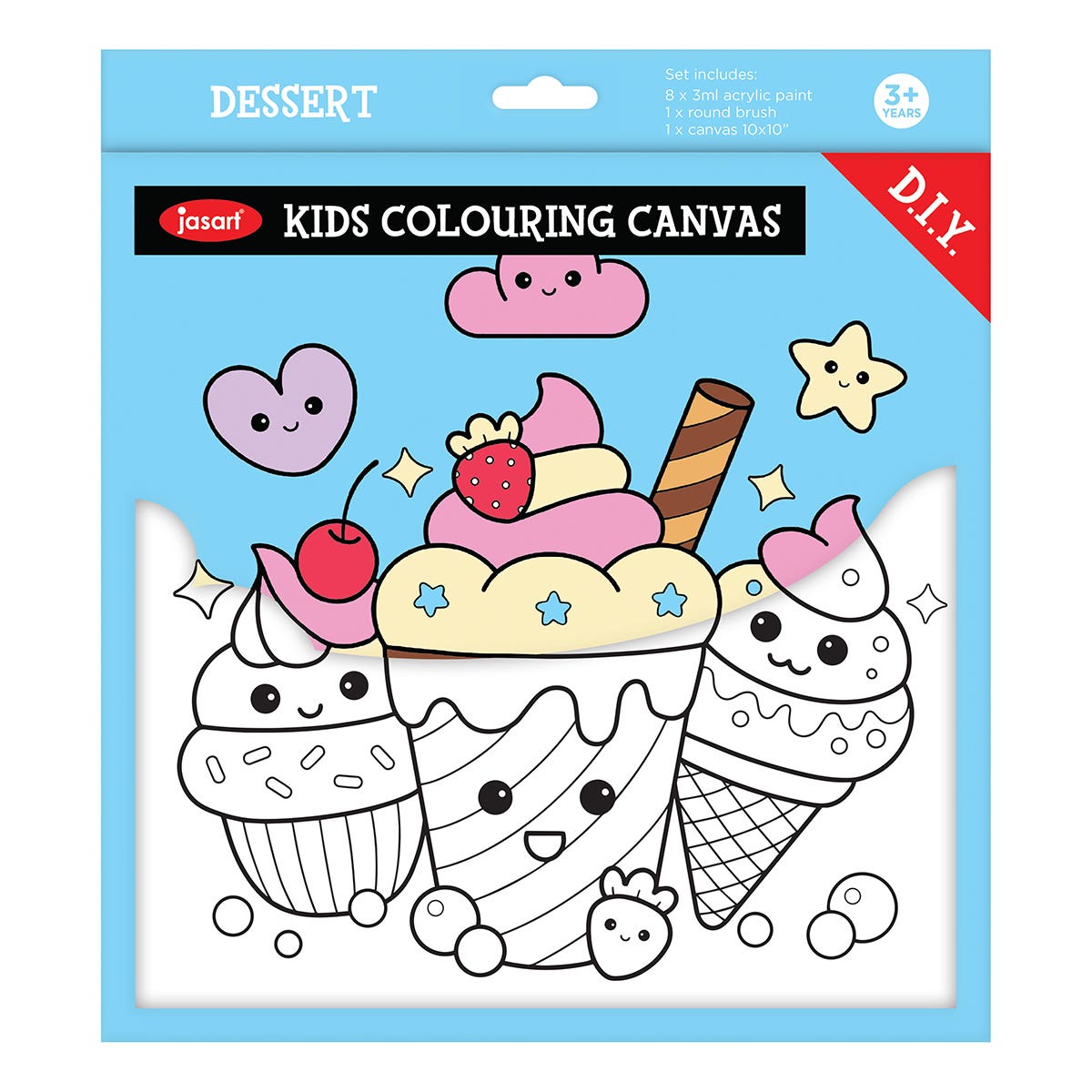 Jasart Kids Painting Canvas Set Desert
