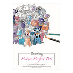 Jasart Colouring Book Picture Perfect Pets