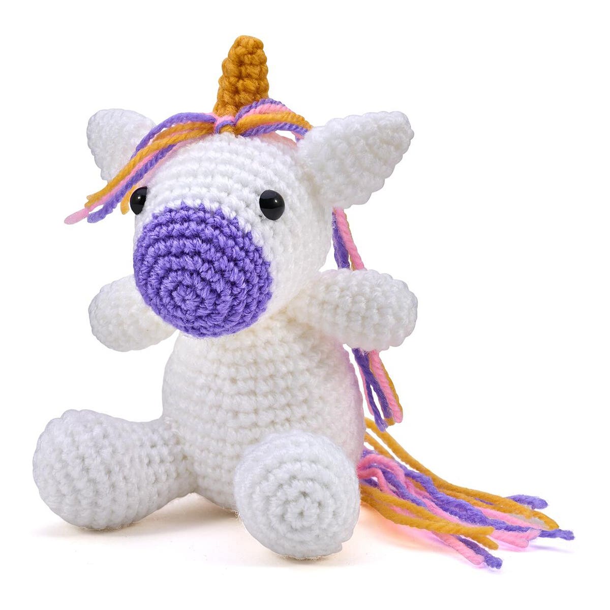 Plaid Bucilla Amigurumi Crochet Kit Luna The Unicorn