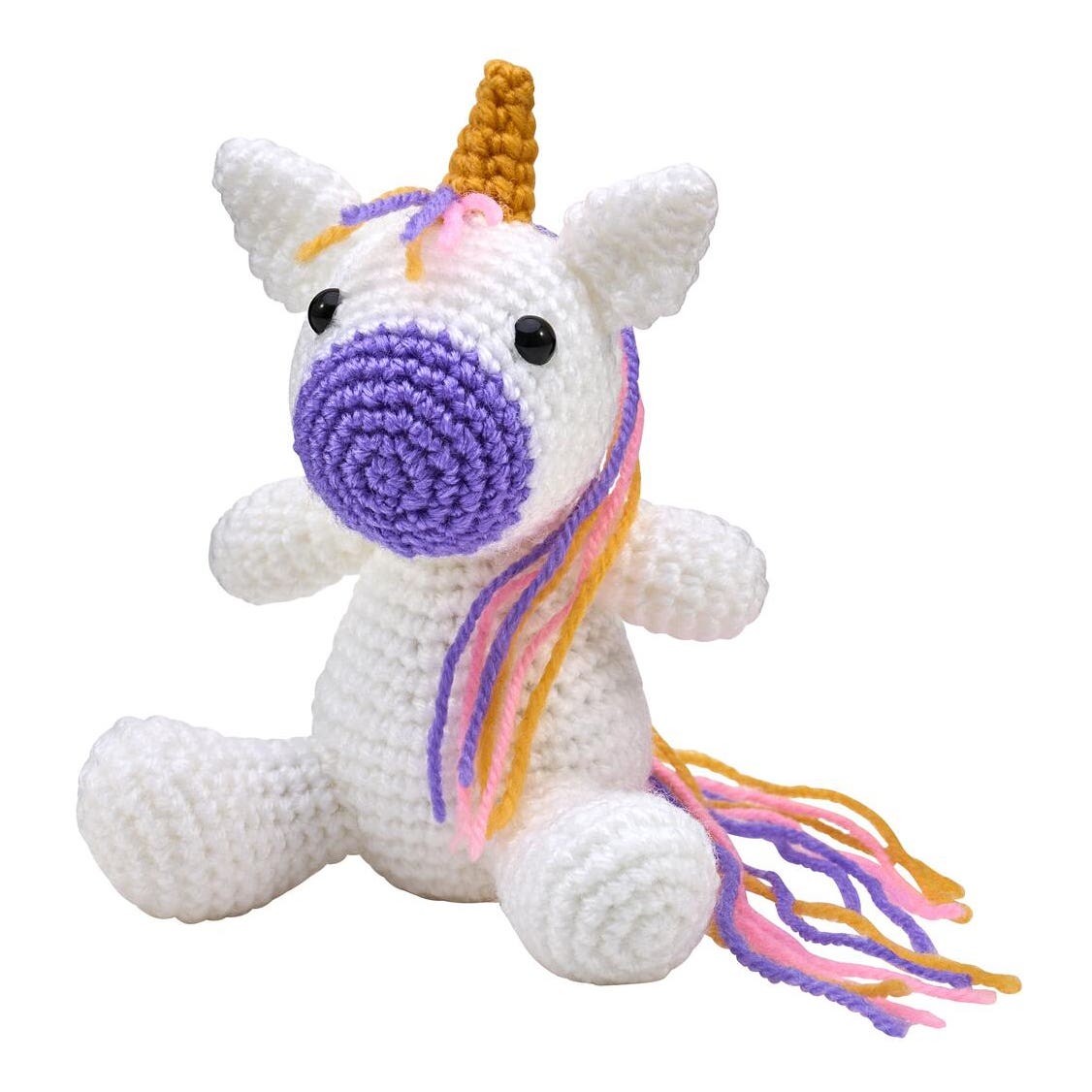 Plaid Bucilla Amigurumi Crochet Kit Luna The Unicorn