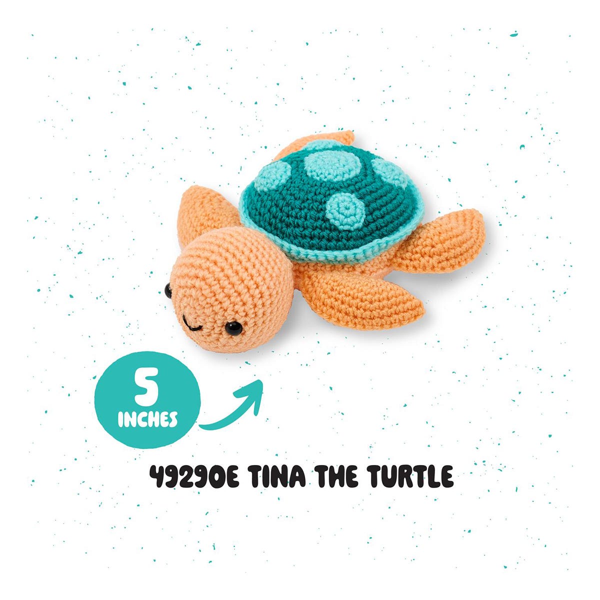 Plaid Bucilla Amigurumi Crochet Kit Tina The Turtle
