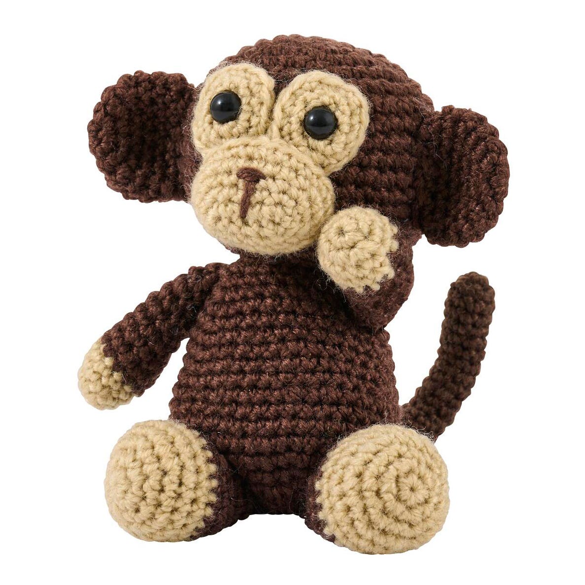 Plaid Bucilla Amigurumi Crochet Kit Maurice The Monkey
