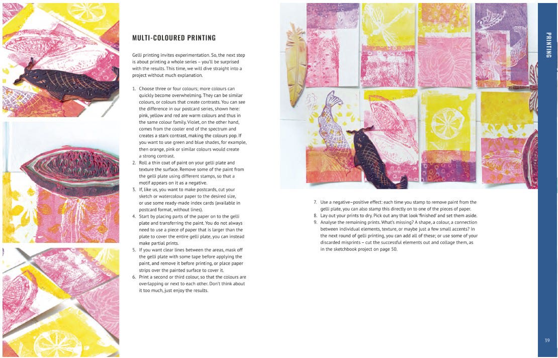 Fun With Gelli Plate Prints Book