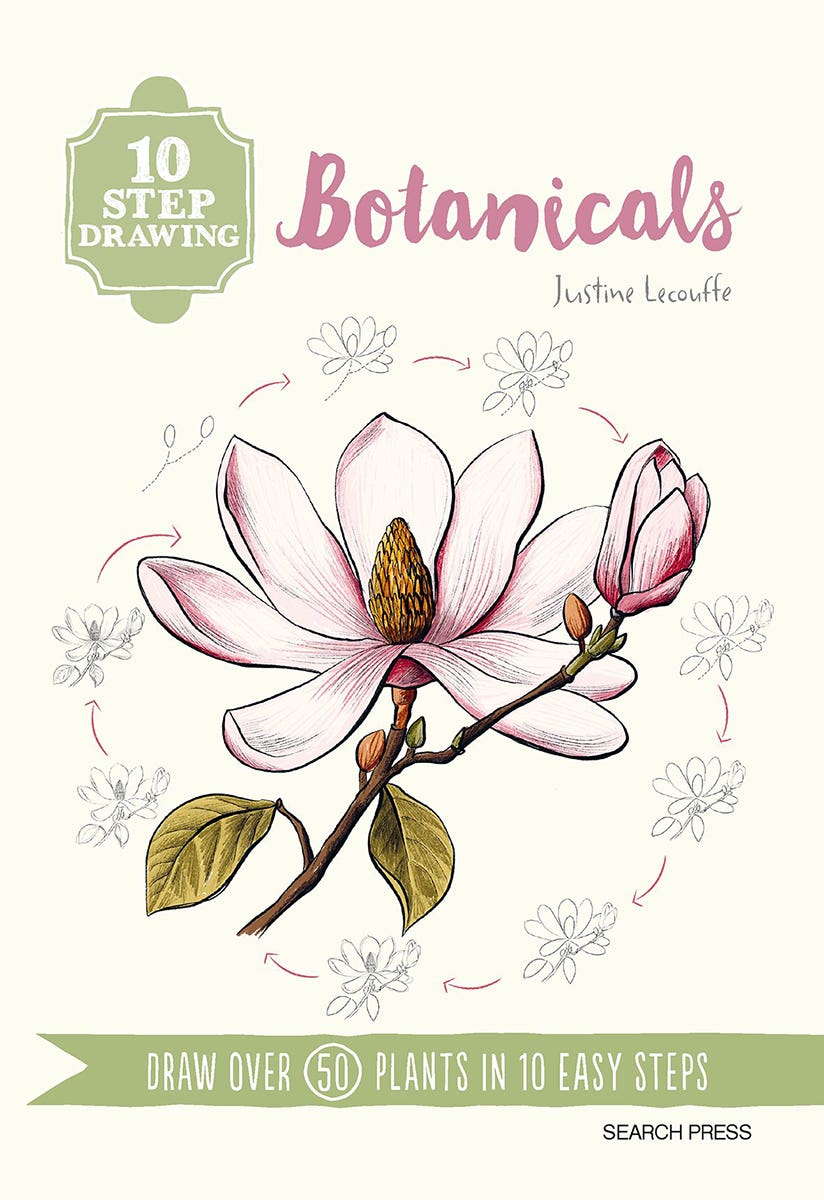 10 Step Drawing Botanicals Book