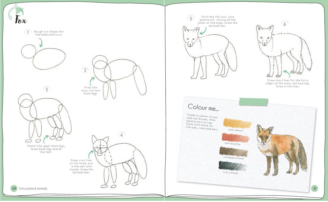 Draw In 10 Minutes Animals Book