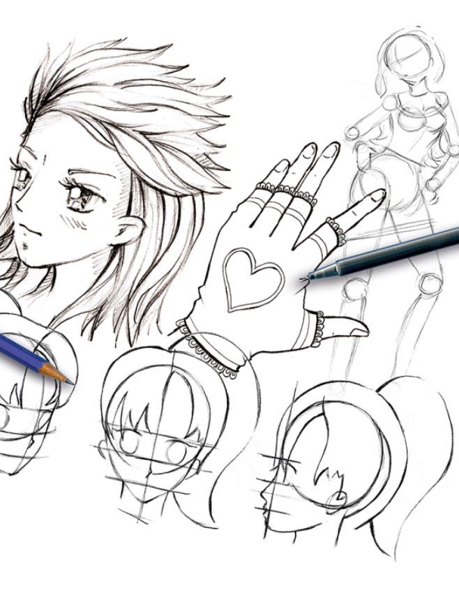 Step-By-Step Manga Workbook
