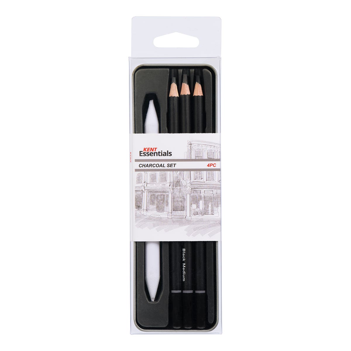 Kent Essentials Charcoal Set 4