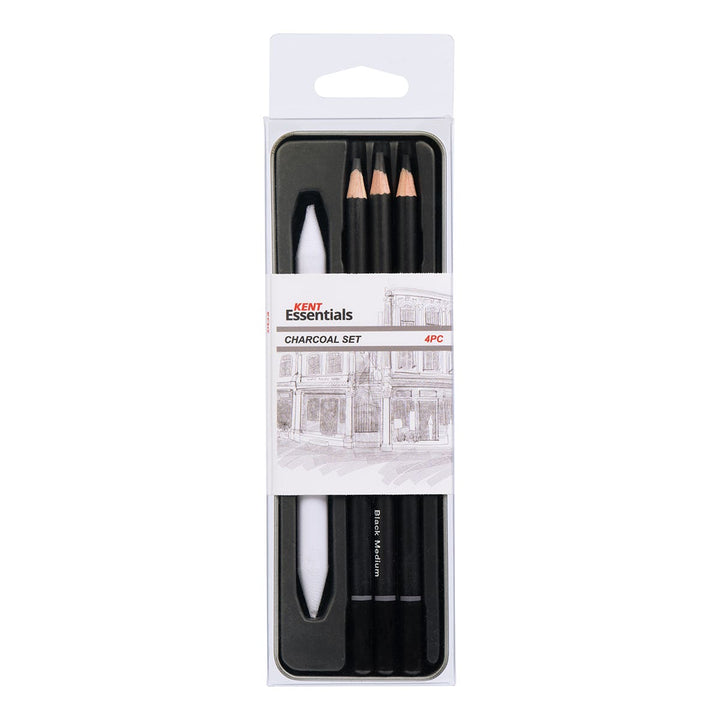 Kent Essentials Charcoal Set 4