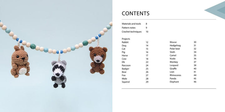 Mini Amigurumi Animals Book