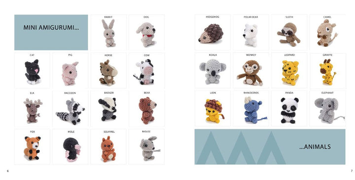 Mini Amigurumi Animals Book