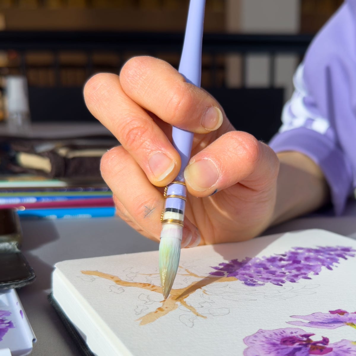 Da Vinci Pretty Lili 493 Synthetic Watercolour Brush #2