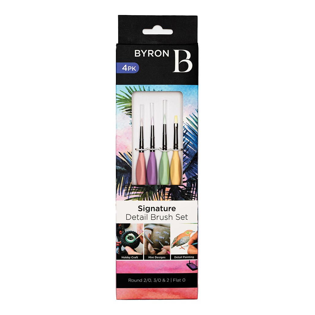 Byron Detail Signature Brush Set 4