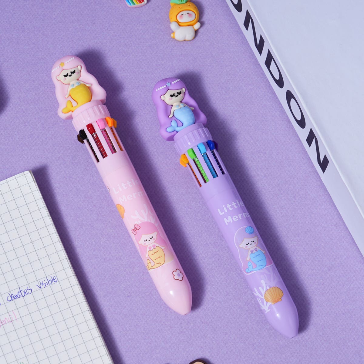 Jasart 10 Click Fun Pen Mermaid