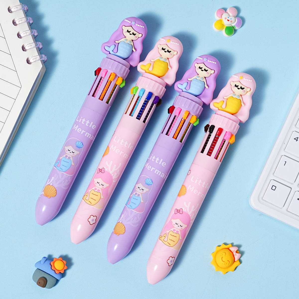 Jasart 10 Click Fun Pen Mermaid