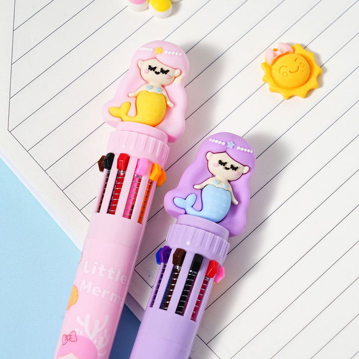 Jasart 10 Click Fun Pen Mermaid