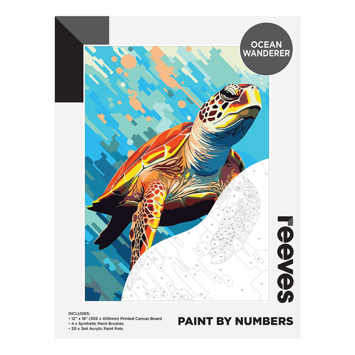 Reeves Artist Acrylic Paint by Numbers Ocean Wanderer