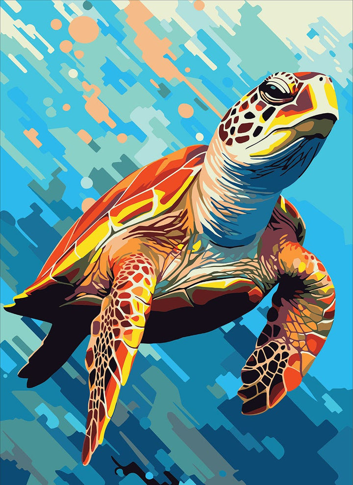 Reeves Artist Acrylic Paint by Numbers Ocean Wanderer