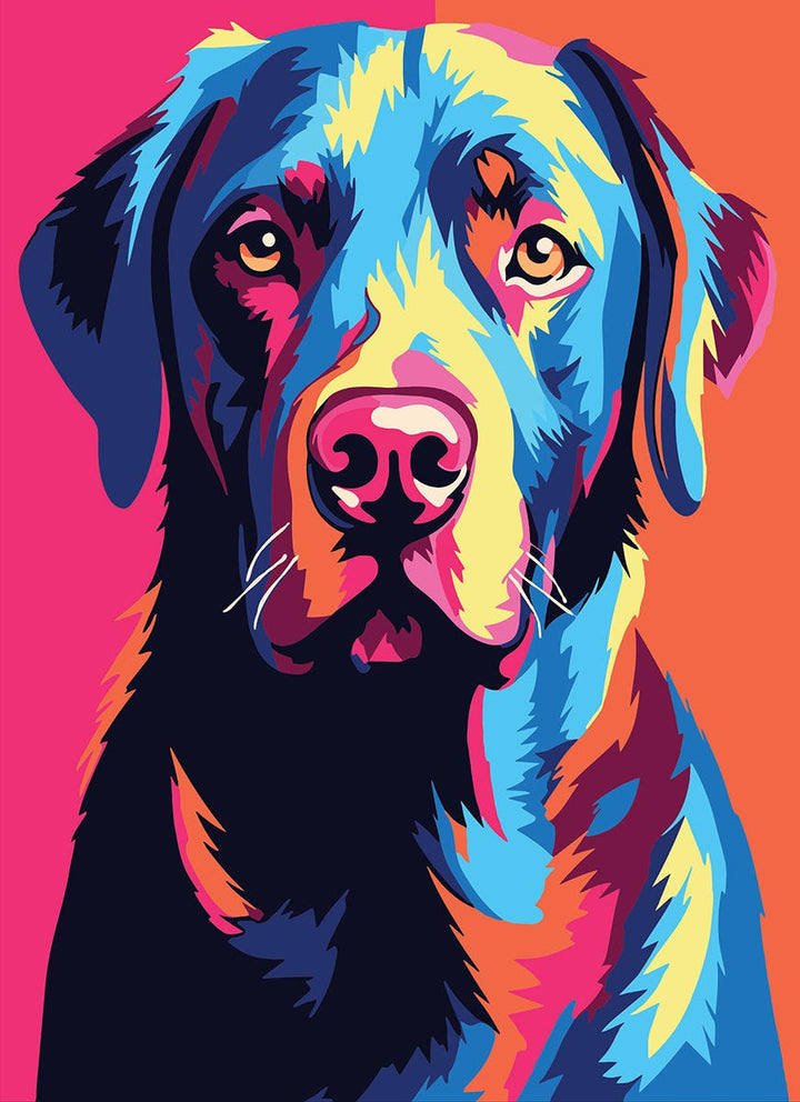 Reeves Artist Acrylic Paint by Numbers Chromatic Pup