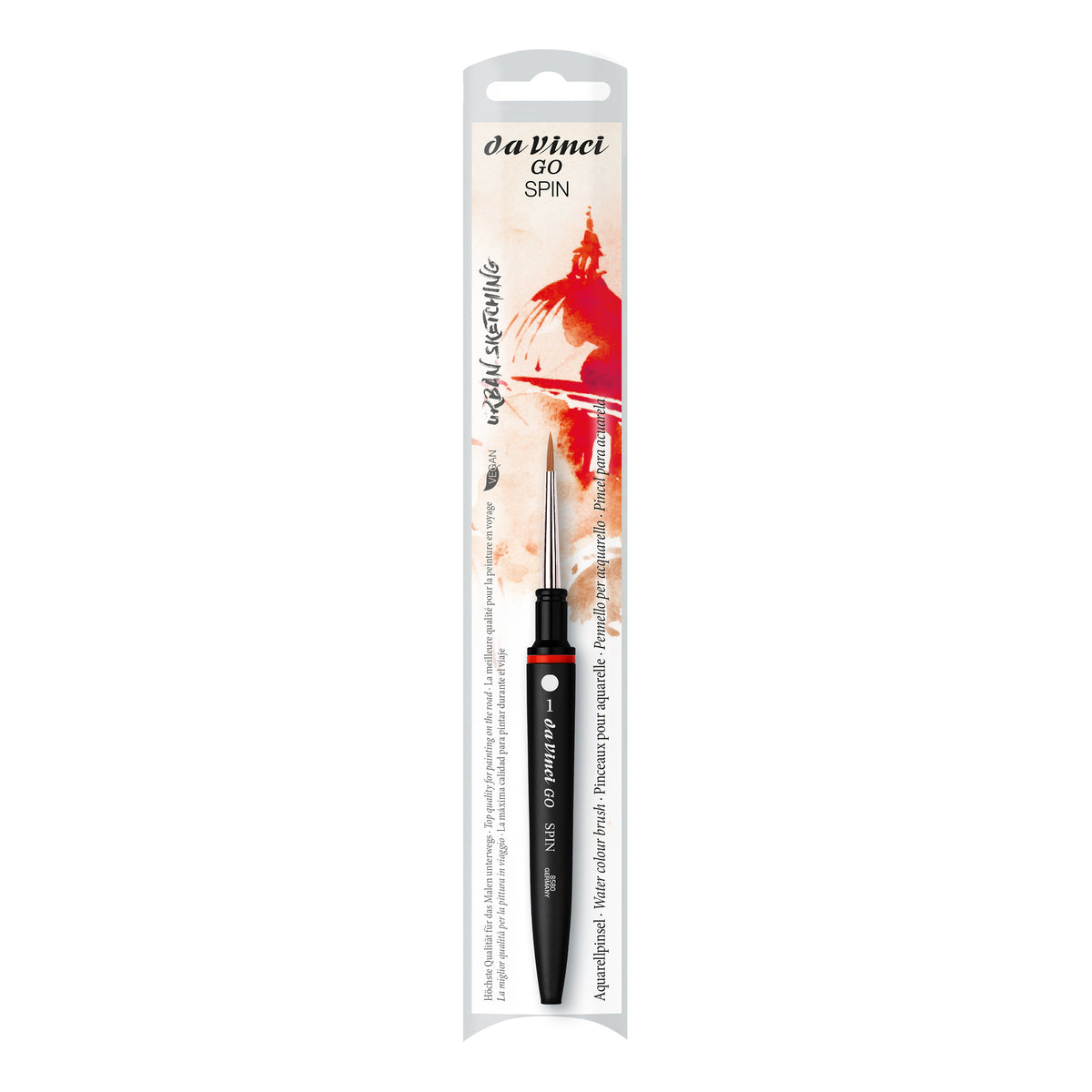 da Vinci Spin 8580 Travel Go Round Brushes